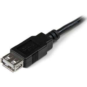 StarTech.com 6in USB 2.0 Extension Adapter Cable A to A - M/F - 15.24 cm USB Data Transfer Cable for Notebook, Flash Drive - First End: 1 x 4-pin USB 2.0 Type A - Male - Second End: 1 x 4-pin USB 2.0 Type A - Female - Extension Cable - Nickel Plated Conne IM1611053