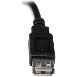 StarTech.com 6in USB 2.0 Extension Adapter Cable A to A - M/F - 15.24 cm USB Data Transfer Cable for Notebook, Flash Drive - First End: 1 x 4-pin USB 2.0 Type A - Male - Second End: 1 x 4-pin USB 2.0 Type A - Female - Extension Cable - Nickel Plated Conne IM1611053