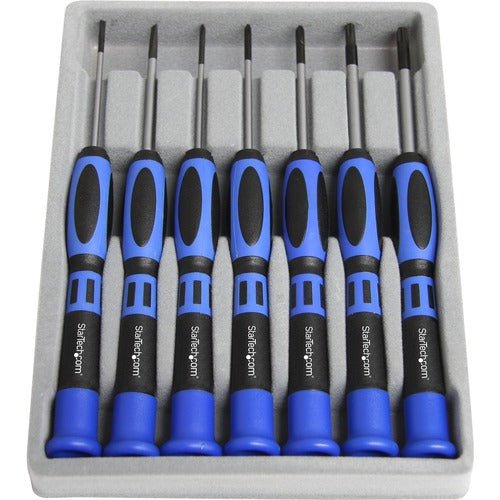 StarTech.com 7 Piece Precision Screwdriver Computer Tool Kit - 7 Piece(s) - Blue, Grey - TAA Compliant IM2902488