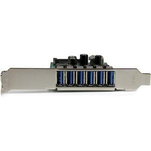 StarTech.com 7 Port PCI Express USB 3.0 Card - Standard and Low-Profile Design - PCI Express x1 - Plug-in Card - 7 USB Port(s) - 7 USB 3.0 Port(s) - PC, Linux IM2914585