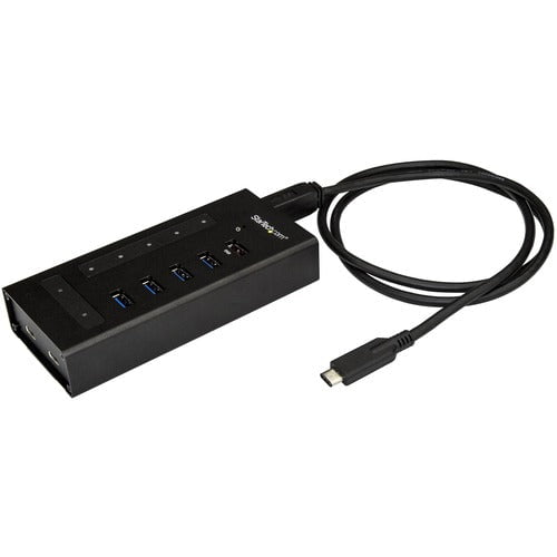 StarTech.com 7 Port USB C Hub - 2x USB-C & 5x USB-A - Mountable Metal USB 3.0 Type-C Hub - 5Gbps USB 3.2 Gen 1 - Self Powered - BC 1.2 - 7-Port USB-C hub - USB Type-C laptop/desktop to 5 USB-A (1x BC 1.2) and 2 USB-C - SuperSpeed 5Gbps USB 3.1/3.2 Gen 1 - IM3967151