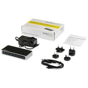 StarTech.com 7 Port USB C Hub with Fast Charge - 5x USB-A & 2x USB-C (USB 3.0 SuperSpeed 5Gbps) - USB 3.2 Gen 1 Adapter Hub - Self Powered - USB Type B - Desktop - 7 USB Port(s) - 5 USB 3.0 Port(s) - UASP Support - PC, Mac, Linux, Android, ChromeOS IM4201983