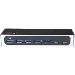 StarTech.com 7 Port USB C Hub with Fast Charge - 5x USB-A & 2x USB-C (USB 3.0 SuperSpeed 5Gbps) - USB 3.2 Gen 1 Adapter Hub - Self Powered - USB Type B - Desktop - 7 USB Port(s) - 5 USB 3.0 Port(s) - UASP Support - PC, Mac, Linux, Android, ChromeOS IM4201983