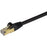 StarTech.com 7ft CAT6a Ethernet Cable - 10 Gigabit Category 6a Shielded Snagless 100W PoE Patch Cord - 10GbE Black UL Certified Wiring/TIA - 2.13 m Category 6a Network Cable for Network Device, Hub, Switch, Patch Panel - First End: 1 x RJ-45 Network - Mal IM3119990