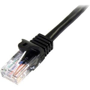 StarTech.com 7m Black Cat5e Patch Cable with Snagless RJ45 Connectors - Long Ethernet Cable - 7 m Cat 5e UTP Cable - 7 m Category 5e Network Cable for Network Device, Hub, Switch, Patch Panel - First End: 1 x RJ-45 Network - Male - Second End: 1 x RJ-45 N IM3648454