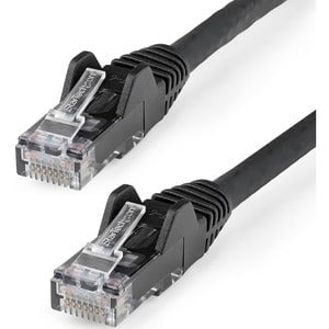 StarTech.com 7m CAT6 Ethernet Cable, LSZH (Low Smoke Zero Halogen), 10 GbE Snagless 100W PoE UTP RJ45 Black CAT 6 Network Patch Cord, ETL - 7 m Category 6 Network Cable for Network Device, Network Card, Workstation - First End: 1 x RJ-45 Network - Male - IM5475580