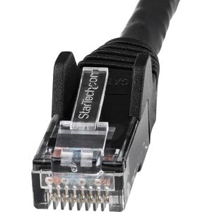 StarTech.com 7m CAT6 Ethernet Cable, LSZH (Low Smoke Zero Halogen), 10 GbE Snagless 100W PoE UTP RJ45 Black CAT 6 Network Patch Cord, ETL - 7 m Category 6 Network Cable for Network Device, Network Card, Workstation - First End: 1 x RJ-45 Network - Male - IM5475580