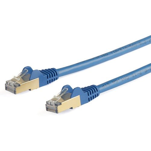 StarTech.com 7m CAT6a Ethernet Cable - 10 Gigabit Category 6a Shielded Snagless 100W PoE Patch Cord - 10GbE Blue UL Certified Wiring/TIA - 7 m Category 6a Network Cable for PoE-enabled Device, Computer, Hub, Router, Patch Panel - First End: 1 x RJ-45 Netw IM4834593