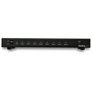 StarTech.com 8-Port 4K 60Hz HDMI Splitter - 3840 × 2160 - 1 x HDMI In - 8 x HDMI Out - TAA Compliant IM4212902