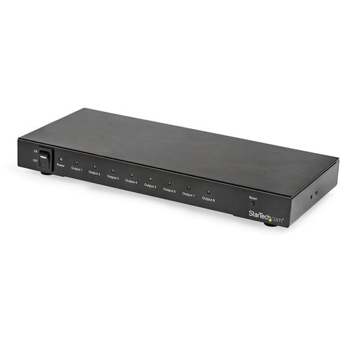 StarTech.com 8-Port 4K 60Hz HDMI Splitter - 3840 × 2160 - 1 x HDMI In - 8 x HDMI Out - TAA Compliant IM4212902