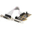 StarTech.com 8 Port PCI Express Low Profile Serial Adapter Card - PCI Express - 8 x DB-9 RS-232 - Serial, Via Cable - Plug-in Card - TAA Compliant IM1603529