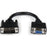 StarTech.com 8in DVI to VGA Cable Adapter - DVI-I Male to VGA Female - 20.32 cm DVI/VGA Video Cable for Video Device, PC, MAC - First End: 1 x 29-pin DVI-I Digital Video - Male - Second End: 1 x 15-pin HD-15 - Female - Shielding - Nickel Plated Connector IM2308007