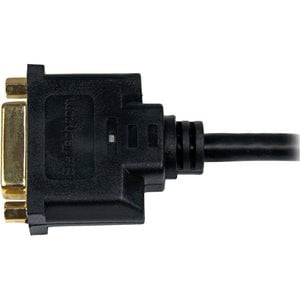 StarTech.com 8in HDMIÂ® to DVI-D Video Cable Adapter - HDMI Male to DVI Female - 20.32 cm DVI/HDMI Video Cable for Video Device, Monitor, Notebook - First End: 1 x 19-pin HDMI Digital Audio/Video - Male - Second End: 1 x 25-pin DVI-D Digital Video - Femal IM2301802