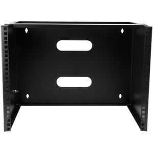 StarTech.com 8U Wall Mount Rack, 14in Deep, 19 inch Wall Mount Network Rack, Wall Mounting Patch Panel Bracket for Switch/IT Equipment - For Patch Panel, LAN Switch - 8U Rack Height x 449.58 mm Rack Width x 304.80 mm Rack Depth - Wall Mountable - Black - IM3418949