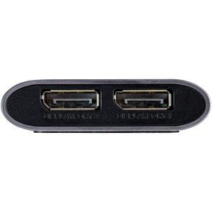StarTech.com Adattatore Thunderbolt 3 a doppio monitor DisplayPort 4K 60Hz o singolo 8K/5K - Adattatore video TB3 a 2x DP 1.4 Mac/Windows - 1 x 24-pin Type C Thunderbolt 3 - Male - 2 x DisplayPort DisplayPort 1.4 Digital Audio/Video - Female - 7680 x 4320 IM5046740