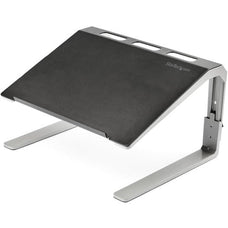 StarTech.com Adjustable Laptop Stand, Heavy Duty Steel & Aluminum, Tilted, Ergonomic Laptop Riser for Desk IM4688061