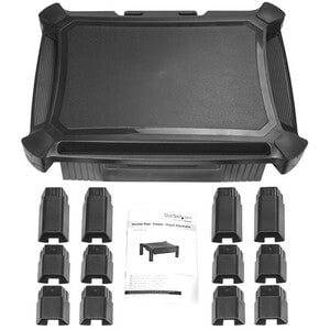 StarTech.com Adjustable Monitor Riser, Drawer, Monitors up to 32" (22lb/10kg), Adjustable Height, Monitor Stand, Computer Monitor Riser - Free up desk space and work in greater comfort w/ this adjustable monitor stand - Monitor Riser - Drawer - Height Adj IM3606353