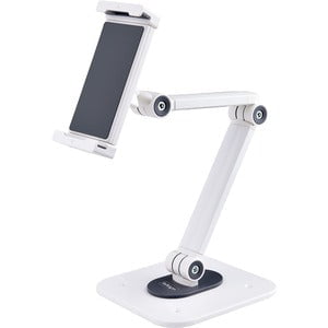 StarTech.com Adjustable Tablet Stand for Desk, Up to 1kg, Universal Tablet Stand Holder Desk/Wall, Ergonomic Articulating Tablet Mount - Universal stand for Tablets 5-8.8in wide/0.4in thick; Capacity 2.2lb; Tablet stand holder ships assembled; Wall/desk m IM5684052