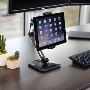 StarTech.com Adjustable Tablet Stand with Arm - Universal Mount for 4.7" to 12.9" Tablets such as the iPad Pro - Tablet Desk Stand or Wall Mount Tablet Holder - 1 Display(s) Supported - 11.9 cm to 32.8 cm (12.9") Screen Support - 1 kg Load Capacity IM3650773