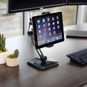 StarTech.com Adjustable Tablet Stand with Arm - Universal Mount for 4.7" to 12.9" Tablets such as the iPad Pro - Tablet Desk Stand or Wall Mount Tablet Holder - 1 Display(s) Supported - 11.9 cm to 32.8 cm (12.9") Screen Support - 1 kg Load Capacity IM3650773