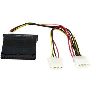 StarTech.com Bi-Directional SATA IDE Adapter Converter - 1 x 40-pin IDE Female - 1 x 4-pin SP4 Power Male, 2 x 7-pin SATA Male - Black IM1606950
