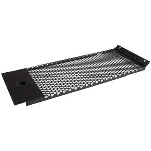 StarTech.com Blanking Panel - 4U - Vented - Hinged Rack Panel - 19in - TAA Compliant - Hassle-free Installation - Filler Panel - Steel, Plastic - Black - 4U Rack Height - 1 Pack - 15.2 mm Height - 177.8 mm Width - 482.6 mm Depth - TAA Compliant IM2995998