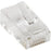 StarTech.com Cat5e RJ45 Stranded Modular Plug Connector - 50 Pkg - 50 Pack - 1 x RJ-45 Male Network - Clear IM2398058