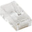 StarTech.com Cat5e RJ45 Stranded Modular Plug Connector - 50 Pkg - 50 Pack - 1 x RJ-45 Male Network - Clear IM2398058