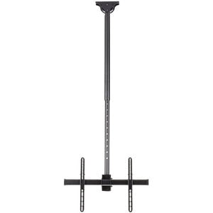 StarTech.com Ceiling TV Mount - 3.5' to 5' Pole - 32 to 75" TVs with a weight capacity of up to 110 lb. (50 kg) - Telescopic pole can extend from 42" to 61" (1060 to 1560 mm) - Ceiling mount swivels +60 /-60 degrees to adjust to your ceiling - Swivel the IM3516265
