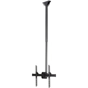 StarTech.com Ceiling TV Mount - 3.5' to 5' Pole - 32 to 75" TVs with a weight capacity of up to 110 lb. (50 kg) - Telescopic pole can extend from 42" to 61" (1060 to 1560 mm) - Ceiling mount swivels +60 /-60 degrees to adjust to your ceiling - Swivel the IM3516265