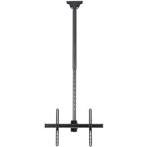 StarTech.com Ceiling TV Mount - 3.5' to 5' Pole - 32 to 75" TVs with a weight capacity of up to 110 lb. (50 kg) - Telescopic pole can extend from 42" to 61" (1060 to 1560 mm) - Ceiling mount swivels +60 /-60 degrees to adjust to your ceiling - Swivel the IM3516265