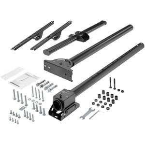 StarTech.com Ceiling TV Mount - 3.5' to 5' Pole - 32 to 75" TVs with a weight capacity of up to 110 lb. (50 kg) - Telescopic pole can extend from 42" to 61" (1060 to 1560 mm) - Ceiling mount swivels +60 /-60 degrees to adjust to your ceiling - Swivel the IM3516265
