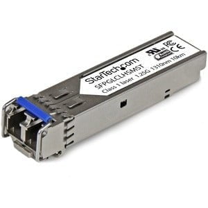 StarTech.com Cisco GLC-LH-SM Compatible SFP Module 10 Pack - 1000BASE-LX/LH 1GbE Gigabit Ethernet Single Mode Fiber SMF Optic Transceiver - Cisco GLC-LH-SM Compatible SFP - 1000BASE-LX/LH 1 Gbps - 1GbE Module - 1GE Gigabit Ethernet SFP 1310nm - Single Mod IM3240535