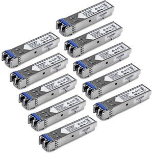 StarTech.com Cisco GLC-LH-SMD Compatible SFP Transceiver Module - 1000BASE-LX/LH - 10 Pack - Cisco GLC-LH-SMD Compatible SFP - 1000BASE-LX/LH 1 Gbps - 1GbE Module - 1GE Gigabit Ethernet SFP 1310nm - Single Mode (SMF)/Multi Mode (MMF) Transceiver - 10km (6 IM3240536