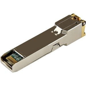 StarTech.com Cisco GLC-T Compatible SFP Transceiver Module - 1000BASE-T - For Data Networking - 1 x RJ-45 1000Base-T Network LAN - Twisted PairGigabit Ethernet - 1000Base-T - Hot-pluggable, Hot-swappable IM3236308
