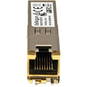 StarTech.com Cisco Meraki SFP (mini-GBIC) Module - For Data Networking, Optical Network - 1 x RJ-45 10/100/1000Base-T Network LAN - Twisted PairGigabit Ethernet - 10/100/1000Base-T - Hot-pluggable, Hot-swappable IM3578242