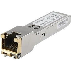 StarTech.com Cisco SFP (mini-GBIC) Module - For Data Networking - 1 x RJ-45 1000Base-T LAN - Twisted PairGigabit Ethernet - 1000Base-T - Hot-swappable IM4643985