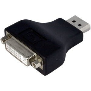 StarTech.com Compact DisplayPort to DVI Adapter, DP 1.2 to DVI-D Adapter/Video Converter 1080p, DP to DVI Monitor, Latching DP Connector - 1 x 29-pin DVI-D Digital Video Female - 1 x 20-pin DisplayPort Digital Audio/Video Male - 1920 x 1200 Supported - Bl IM1603772