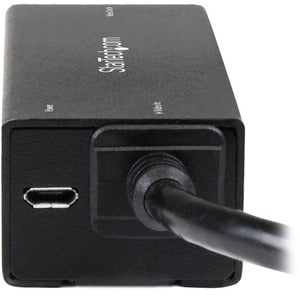 StarTech.com Compact HDBaseT Transmitter - HDMI over CAT5 - USB Powered - Up to 4K - 1 Input Device - 70 m Range - 1 x Network (RJ-45) - 1 x HDMI In - 4K - 4096 x 2160 - Twisted Pair - Category 6 - TAA Compliant IM3383734