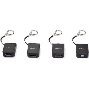 StarTech.com Compact USB C to DisplayPort 1.4 Adapter - 8K 60Hz DSC/4K USB Type-C to DP Video Converter w/ Keychain Ring - TB3 Compatible - 1 Pack - 1 x 24-pin Type C USB Male - 1 x DisplayPort DisplayPort 1.2 Digital Audio/Video Female - 7680 x 4320 Supp IM4799482