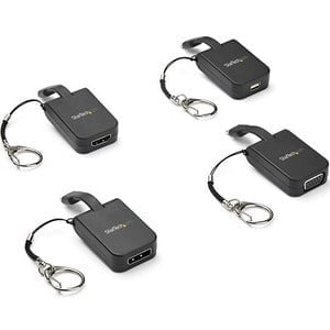 StarTech.com Compact USB C to HDMI Adapter - 4K 30Hz USB Type-C to HDMI Video Display Converter w/ Keychain Ring- Thunderbolt 3 Compatible - USB-C (DP 1.2 Alt Mode/HBR2) to HDMI 1.4 video |4K 30Hz/7.1 Audio/HDCP 2.2/1.4 | 1080p/TB3 Compatible - USB Type-C IM4796172