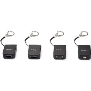 StarTech.com Compact USB C to HDMI Adapter - 4K 30Hz USB Type-C to HDMI Video Display Converter w/ Keychain Ring- Thunderbolt 3 Compatible - USB-C (DP 1.2 Alt Mode/HBR2) to HDMI 1.4 video |4K 30Hz/7.1 Audio/HDCP 2.2/1.4 | 1080p/TB3 Compatible - USB Type-C IM4796172