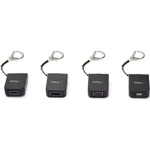StarTech.com Compact USB C to VGA Adapter - 1080p Active USB Type-C to VGA Display Converter w/ Keychain Ring - Thunderbolt 3 Compatible - USB-C (DP 1.2 Alt Mode HBR2) to VGA video converter |2048x1280/1920x1200/1080p @ 60Hz | Thunderbolt 3 Compatible - U IM4796174