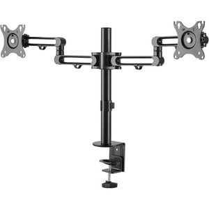 StarTech.com Desk Mount Dual Monitor Arm, Ergonomic VESA Compatible Mount for up to 32" (17.6lb/8kg) Displays, Desk/C-Clamp, Articulating - 2 Display(s) Supported - 81.3 cm (32") Screen Support - 16 kg Load Capacity - 75 x 75, 100 x 100 IM4705132