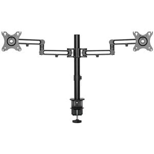 StarTech.com Desk Mount Dual Monitor Arm, Ergonomic VESA Compatible Mount for up to 32" (17.6lb/8kg) Displays, Desk/C-Clamp, Articulating - 2 Display(s) Supported - 81.3 cm (32") Screen Support - 16 kg Load Capacity - 75 x 75, 100 x 100 IM4705132