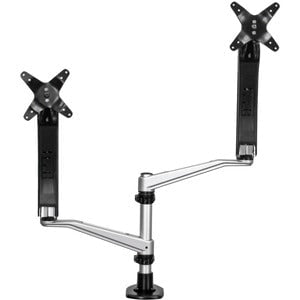 StarTech.com Desk Mount Dual Monitor Arm, Full Motion, Premium Dual Monitor Mount for up to 30"(19.8lb/9kg) VESA Mount Monitors, Tool-less - Height Adjustable - 2 Display(s) Supported - 76.2 cm (30") Screen Support - 18 kg Load Capacity - 75 x 75, 100 x 1 IM3237739
