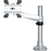 StarTech.com Desk Mount Monitor Arm - Single VESA/Apple iMac/Thunderbolt/Ultrawide Display up to 30lb/44" - Height  Adjustable/Articulating - VESA 75x75/100x100mm desk mount monitor arm for single large or ultrawide screen up to 30.9lb or 44 inch - Works IM4604037