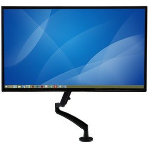 StarTech.com Desk Mount Monitor Arm, Slim Profile, For VESA Mount Monitors up to 34" (15.4lb/7kg), Adjustable Single Monitor Mount, Steel - Mount your display on your desk surface or through a grommet, with spring-assisted height adjustment - Single Desk IM2998287