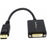 StarTech.com DisplayPort to DVI Adapter, DisplayPort to DVI-D Adapter/Video Converter 1080p, DP 1.2 to DVI Monitor, Latching DP Connector - 1 x 20-pin DisplayPort 1.2 Digital Audio/Video - Male - 1 x 29-pin DVI Digital Video - Female - Black IM2902489