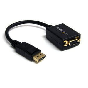 StarTech.com DisplayPort to VGA Adapter, Active DP to VGA Converter, 1080p Video DP to VGA Monitor Adapter Dongle, DisplayPort Certified - Active DisplayPort to VGA adapter connects VGA monitor 2048x1280/1920x1200/1080p 60Hz DP 1.2 HBR2 EDID/DDC - Display IM1617411